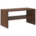 vidaXL Regál na topánky stohovateľné hnedý dub 60x30x30,5 cm