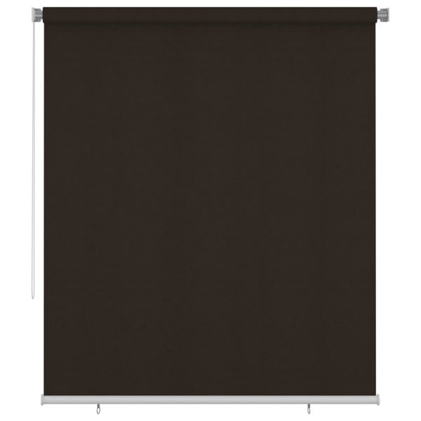 vidaXL Vonkajšia zatemňovacia roleta 200x230 cm hnedá HDPE