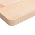 vidaXL Štvorcová stolová doska 70x70x4 cm neošetrený dubový masív