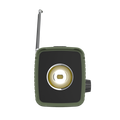 Rádio KRUGER & MATZ KM0836 SOS FM/AM, Bluetooth, powerbanka 5000 mAh, svietiaca lampa, slnko, dynamo