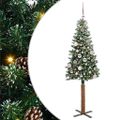 vidaXL Úzky vianočný stromček Zelená 150 cm