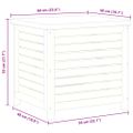 vidaXL Záhradný úložný box 60x50x55 cm masívny eukalyptus