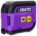 Laserový svinovací meter Ermenrich Reel SLR640 fialový