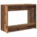 vidaXL Postelový stôl Staré drevo Kompozitné drevo 100 x 45 x 75 cm