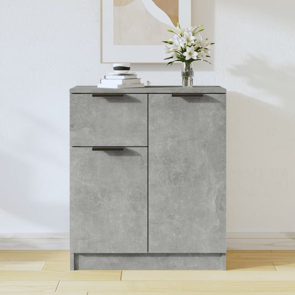 vidaXL Komoda betónovo sivá 60x30x70 cm spracované drevo