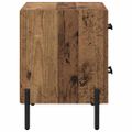 vidaXL Nočný stolík Staré drevo 40 x 35 x 47,5 cm Kompozitné drevo