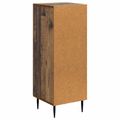 vidaXL Servírovacia skriňa Staré drevo 33 x 34,5 x 89,5 cm