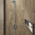 Grosfillex Nástenná dlaždica Gx Wall+ 10 ks drevo Hammam 17x120 cm