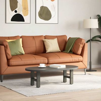vidaXL Nohy ku konferenčnému stolíku, antracitové, 2 ks, 40 x (30-31) cm, oceľové