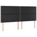 vidaXL Boxspring posteľ s matracom čierna 160x200 cm umelá koža