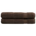 vidaXL Prémiové uteráky do sauny SOLUND 2 ks hnedé 80x200 cm 600 g/m2