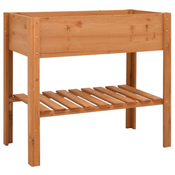 vidaXL Stojan na kvety 88x43x80 cm jedľové drevo
