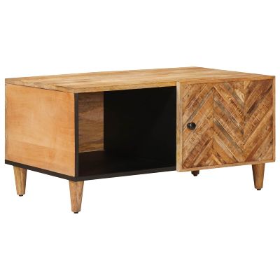 vidaXL Konferenčný stolík Hnedá 80 x 50 x 40 cm Masívne mango drevo
