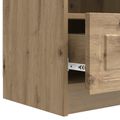 vidaXL TV skrinka 102 x 34,5 x 47 cm Dub artisan Kompozitné drevo