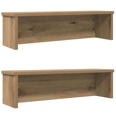 vidaXL kuchynské stojany stohovateľné 2 ks dub artisan 50x15x16 cm