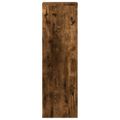 vidaXL Stojany na rastliny 2 ks dymový dub 25x25x80cm kompozitné drevo