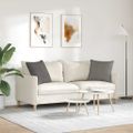 vidaXL Vankúše na pohovku 2 pcs Svetlosivá 50 x 50 cm