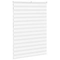 vidaXL Zebra roleta biela 160x230 cm šírka látky 155,9cm polyester