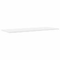 vidaXL Prídavné police 4 ks, biele 80x30x1,5 cm, drevotrieska