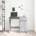 vidaXL Stôl sivý dub sonoma 86x49x76 cm kompozitné drevo