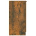 vidaXL Botník dymový dub 59x35x70 cm spracované drevo
