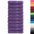 vidaXL Prémiové uteráky na ruky SOLUND 10ks fialové 50x100 cm 600 g/m2