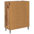 vidaXL Servírovacia skriňa so zásuvkou Staré drevo 69,5 x 34 x 90 cm
