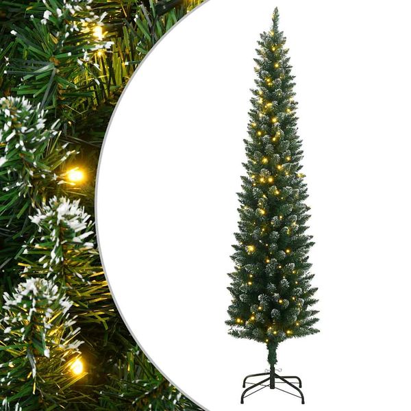 vidaXL Umelý vianočný stromček s 300 LED 180 cm