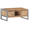 vidaXL Konferenčný stolík 95x50x40 cm surové mangovníkové drevo