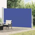 vidaXL Zaťahovacia bočná markíza na terasu 180x300 cm modrá