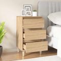 vidaXL Nočný stolík dub sonoma 40x35x70 cm spracované drevo