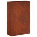 vidaXL Záhradný kvetináč 2 ks Hrdzavý 50 x 20 x 75 cm