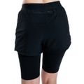 Dámske šortky 2in1 ULTRA Black - STRIX, veľkosť L, veľkosť oblečenia L