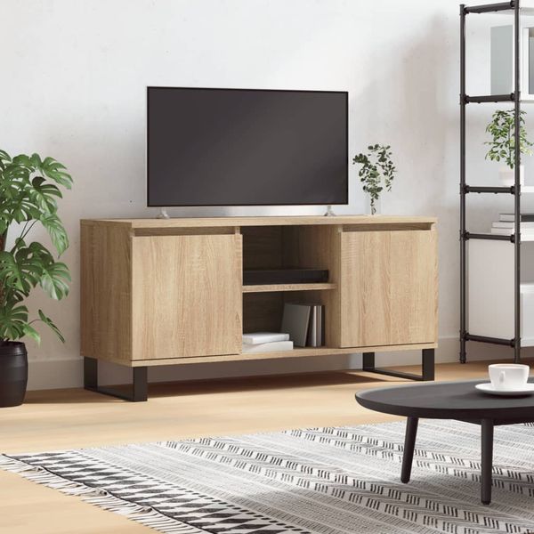 vidaXL TV skrinka dub sonoma 104x35x50 cm kompozitné drevo