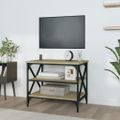 vidaXL TV skrinka dub sonoma 60x40x50 cm spracované drevo