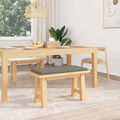 vidaXL Vankúš na lavičku manšestr Svetlosivá Hĺbka 35 cm