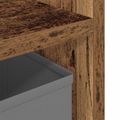 vidaXL Nízka skriňa so zásuvkou Staré drevo 72 x 22,5 x 38 cm