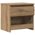 vidaXL Nočná skrinka Artisan Dub 40x30x39 cm Drevo