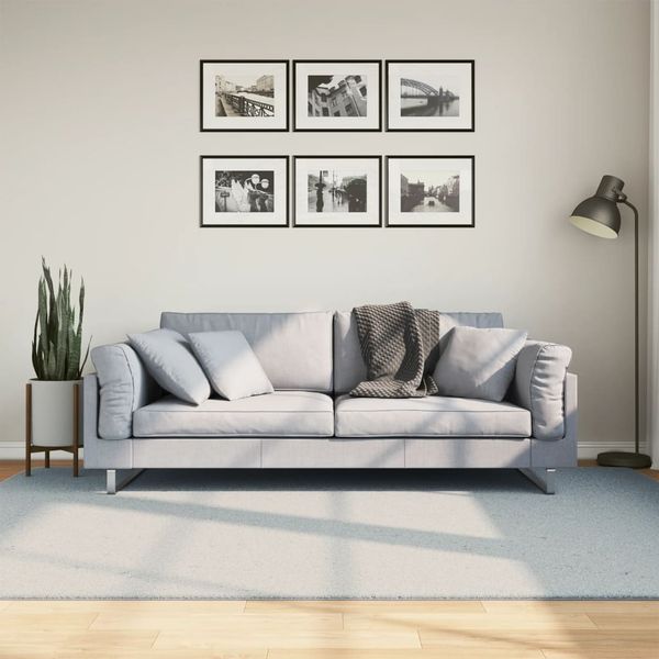 vidaXL Koberec HUARTE s krátkym vlasom umývateľný modrý 160x230 cm