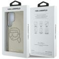 Puzdro Karl Lagerfeld HC IML Rhinestones K Head pre Samsung Galaxy S25 Ultra čierna