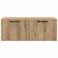 vidaXL Nástenná TV skrinka 78,5 x 41 x 30 cm Dub artisan