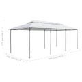 vidaXL Altánok so závesmi 600x298x270 cm, biely 180 g/m²