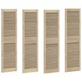 vidaXL Skříňové dvere s dverami 4 ks Prírodná 140,5 x 2,1 x 39,5 cm