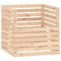 vidaXL Kompostér 80x80x78 cm masívne borovicové drevo