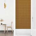 vidaXL Nástenné panely 12 ks hnedé 90x15 cm zamat 1,62 m²