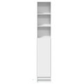 vidaXL Komoda s LED biela 36x32,5x200 cm kompozitné drevo