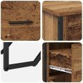 vidaXL Servírovacia skriňa Staré drevo 97 x 32,5 x 74,5 cm