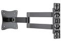 Neomounts FPMA-W830BLACK/Držák displeje/na stěnu/10-27"/sklopný/3 čepy/VESA 100X100/nosn. 12kg/černý Držák, VESA, nástenný, pro LCD a TV, úhloprícka 10"-27", náklon 140°, otácení 180°, nosnost 12kg, cerný