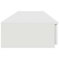 vidaXL Zásuvky pod posteľ Biela 160 x 36,5 x 16,5 cm Kompozitné drevo