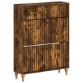 vidaXL Skriňa na topánky ALKMAAR 78 x 24 x 103 cm Kompozitné drevo